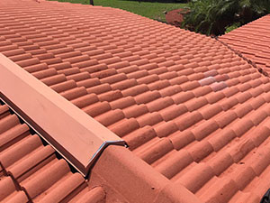 orange tile roof 