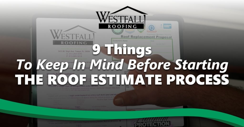 9 Things To Keep In Mind Before Starting The Roof Estimate Process ...