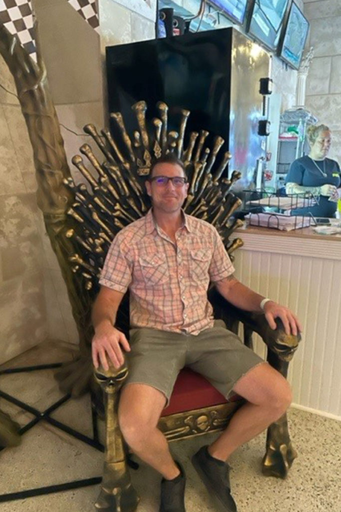 Josh on The Throne