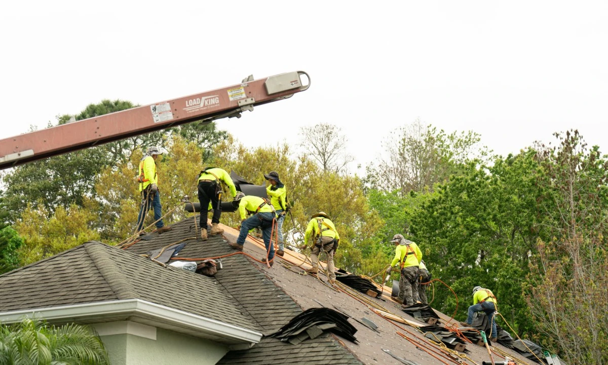 Westfall Crew Replacing Roof