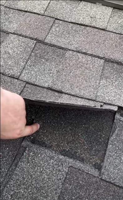 Improper Shingle Roof Nailing