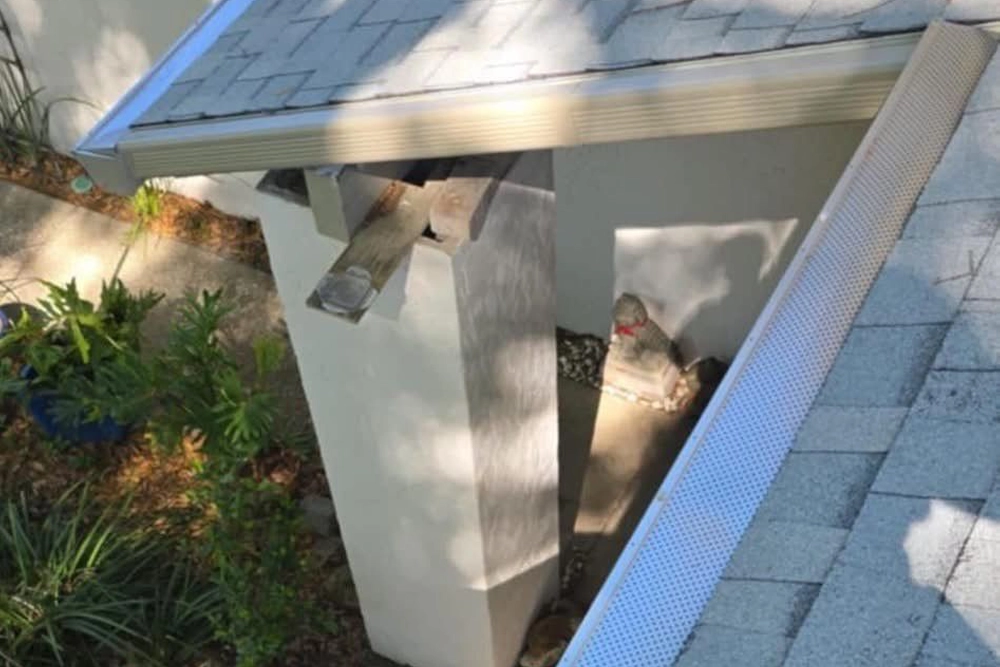 Installed Gutter Guard